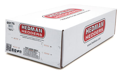 Hedman Hedders STANDARD HTC COATED HEADERS; 67-87 CHEVY C10/C20 WITH BB CHEVY; 1-3/4 IN. TUBE DIA; SQUARE PORT; 3 IN. COLL.; MID-LENGTH DESIGN 69176