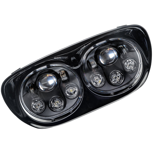 Oracle Lighting 6918-001 - ORACLE Harley Road Glide Replacement LED Headlight - Black