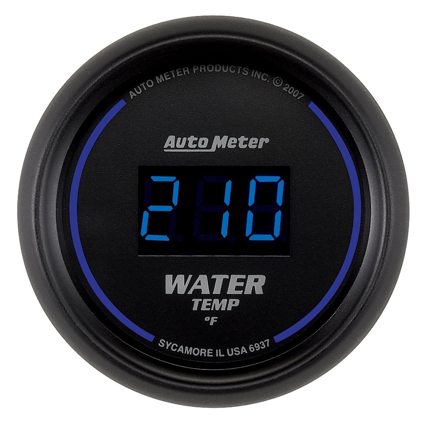 AutoMeter 2-1/16 in. WATER TEMPERATURE 0-340 Fahrenheit COBALT DIGITAL 6937