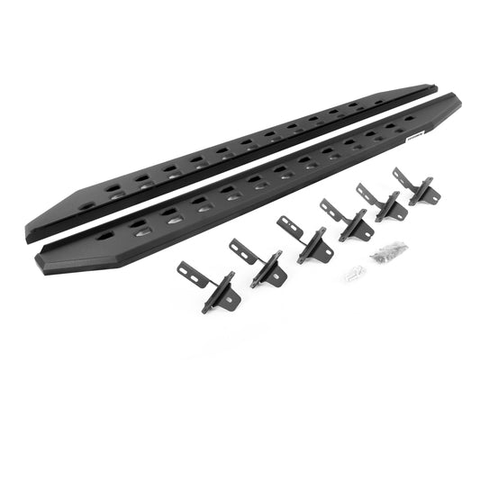 Go Rhino 69412973SPC RB10 Slim Line Running Boards With Mounting Brackets Textured Black