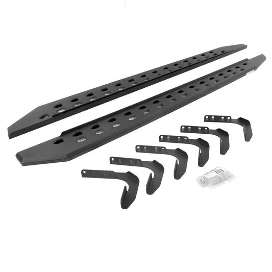 Go Rhino 69415087SPC RB10 Slim Line Running Boards With Mounting Brackets Textured Black