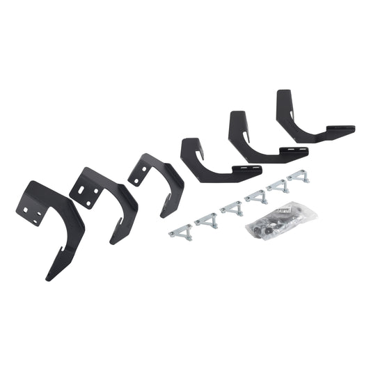 Go Rhino 6942065 RB10/RB20 Running Boards MOUNTING BRACKETS ONLY Textured Black