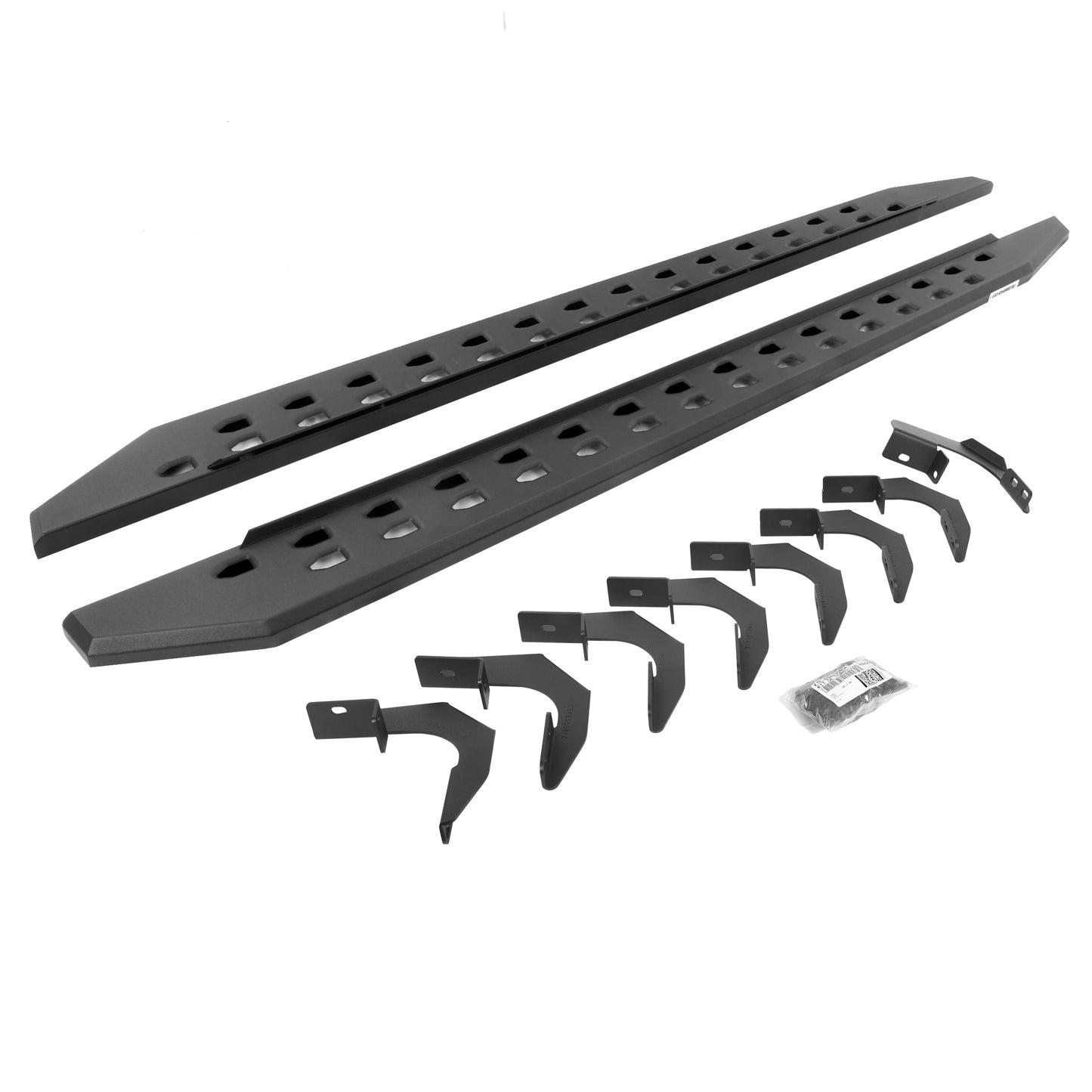 Go Rhino 69423580SPC RB10 Slim Line Running Boards With Mounting Brackets Textured Black