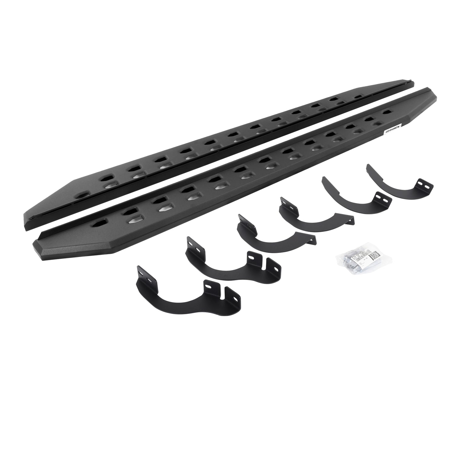 Go Rhino 69442568SPC RB10 Slim Line Running Boards With Mounting Brackets Textured Black
