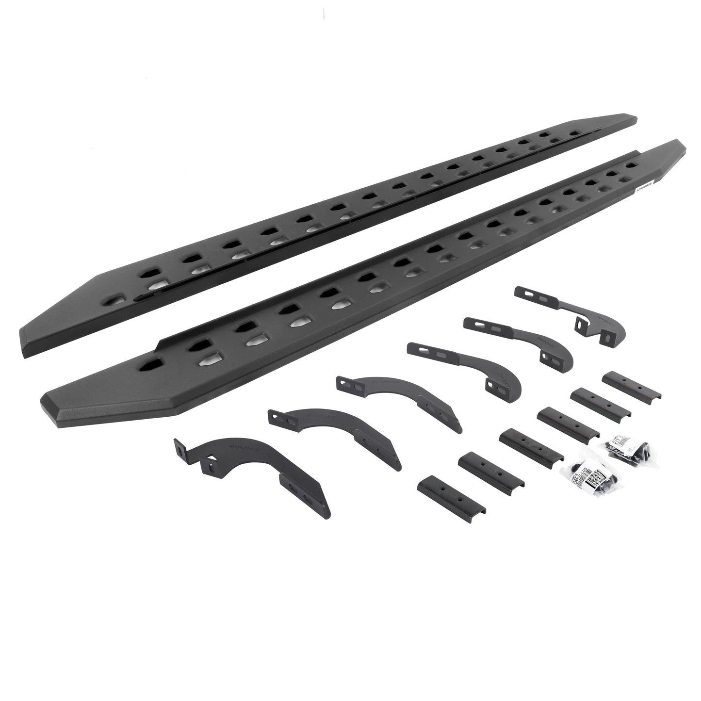Go Rhino 69442987SPC RB10 Slim Line Running Boards With Mounting Brackets Textured Black