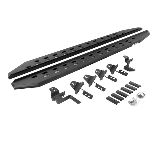 Go Rhino 69450568SPC RB10 Slim Line Running Boards With Mounting Brackets Textured Black
