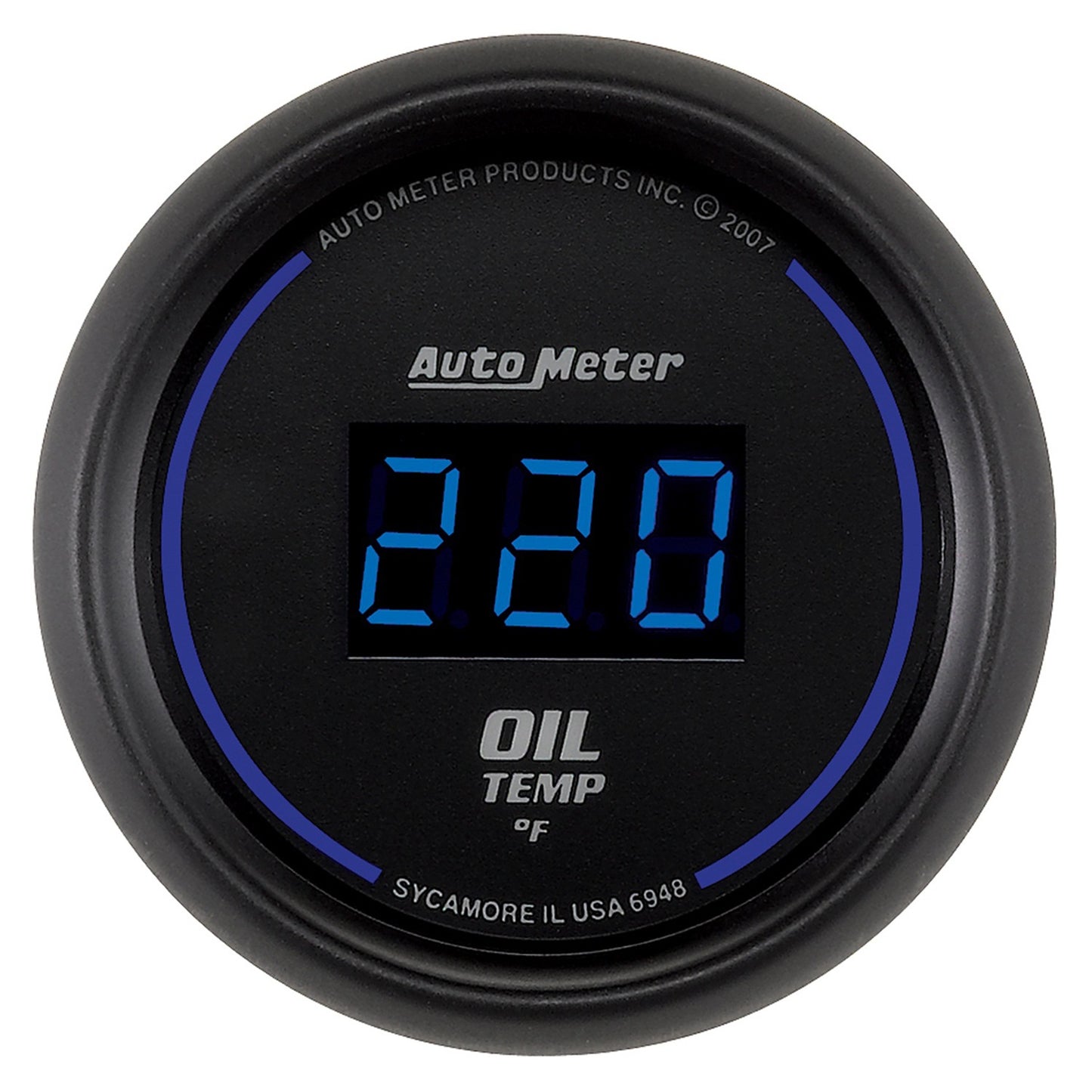 AutoMeter 2-1/16 in. OIL TEMPERATURE 0-340 Fahrenheit COBALT DIGITAL 6948