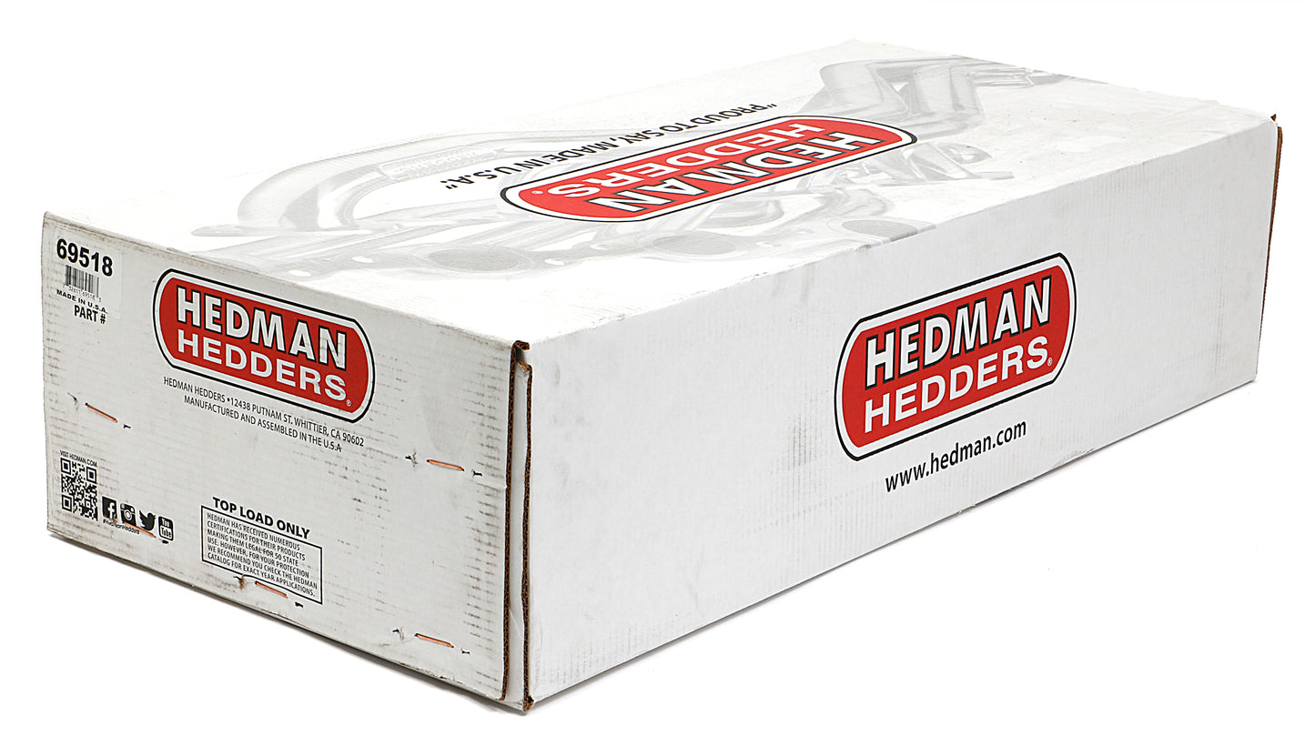 Hedman Hedders ELITE HEADERS; 1-5/8 IN. TUBE DIA.; 3 IN. COLL.; FULL LENGTH DESIGN 69518