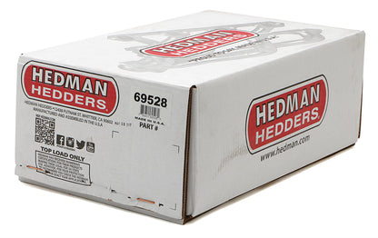 Hedman Hedders ELITE HEADERS; 1-1/2 IN. TUBE DIA.; 2-1/2 IN. COLL.; STOCK HEADS; SHORTY DESIGN 69528