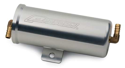 Proform Radiator Overflow Canister; Billet Aluminum; Universal; PROFORM; Natl. Anodized 69528