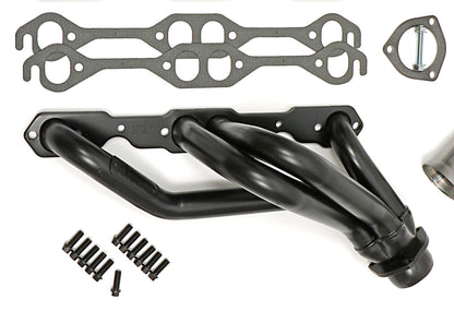 Hedman Hedders STANDARD UNCOATED ENGINE SWAP HEADERS; 1-1/2 IN. TUBE DIA.; 2-1/2 IN. COLL.; SHORTY DESIGN 69550