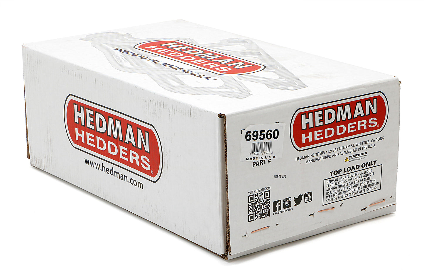Hedman Hedders S10 / SB CHEVY ENGINE SWAP HEADERS 1-3/4 IN.- UNCOATED 69560