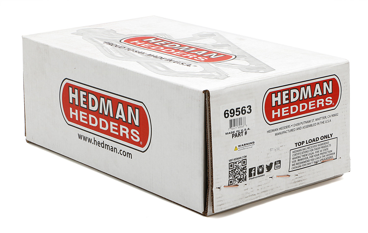 Hedman Hedders S10 / SB CHEVY ENGINE SWAP HEADERS 1-3/4 IN.- BLACK MAXX 69563