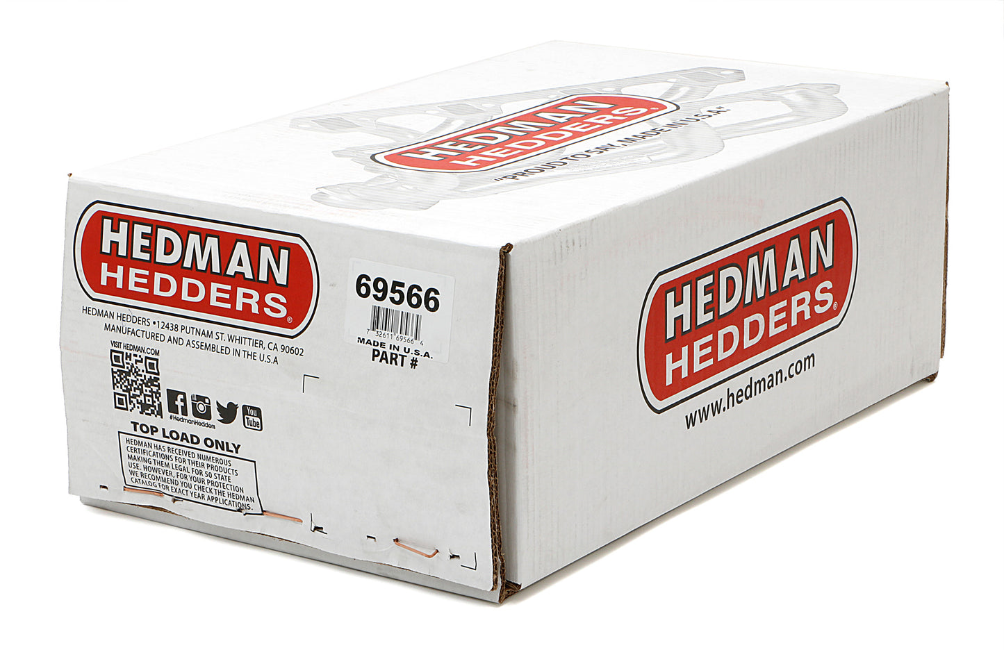 Hedman Hedders S10 / SB CHEVY ENGINE SWAP HEADERS 1-3/4 IN.- HTC COATED 69566