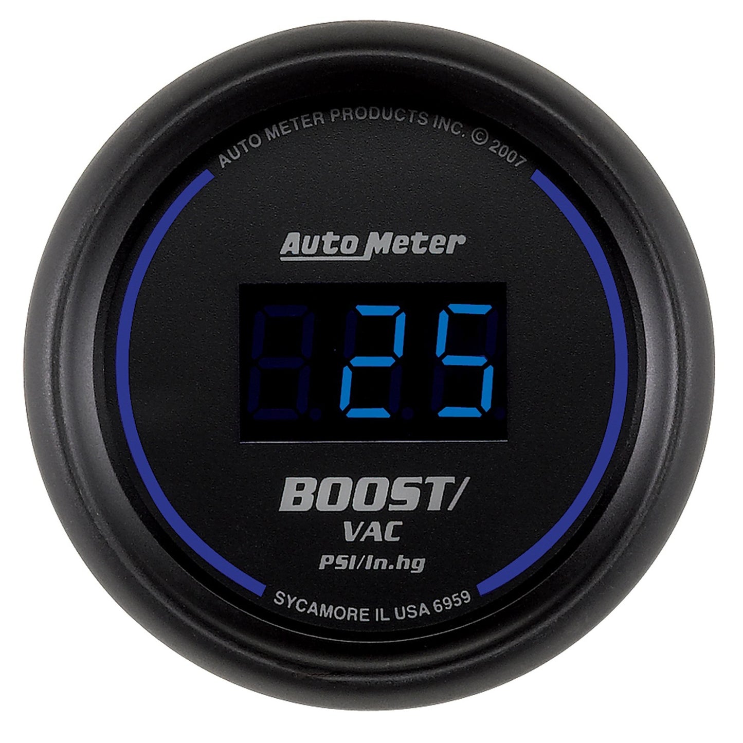 AutoMeter 2-1/16 in. BOOST/VACUUM 30 IN HG/30 PSI COBALT DIGITAL 6959