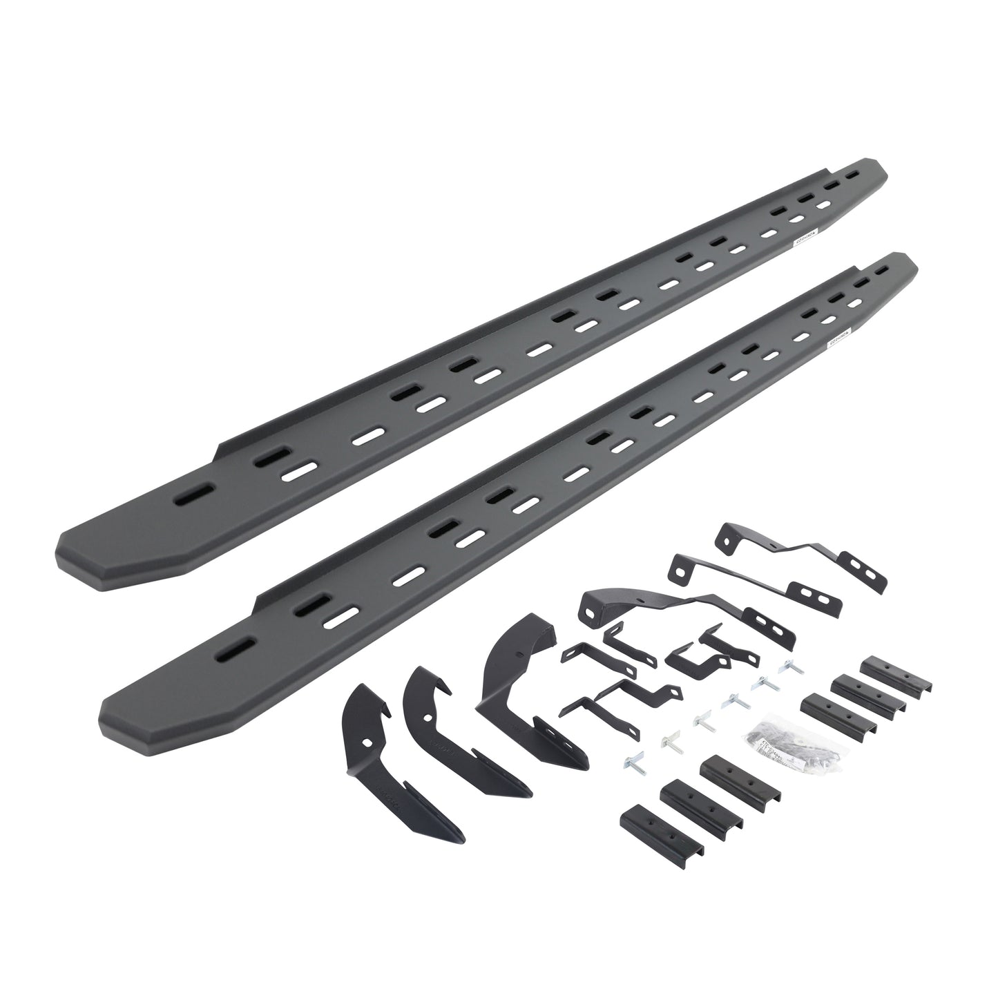 Go Rhino 69604280SPC RB30 Slim Line Running Boards With Mounting Bracket Kit Textured Black