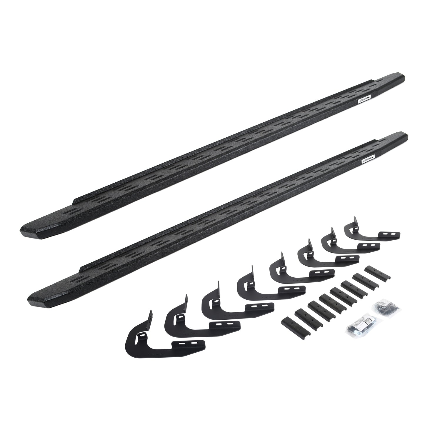 Go Rhino 69604787T RB30 Running Boards With Mounting Bracket Kit Protective Bedliner Coating