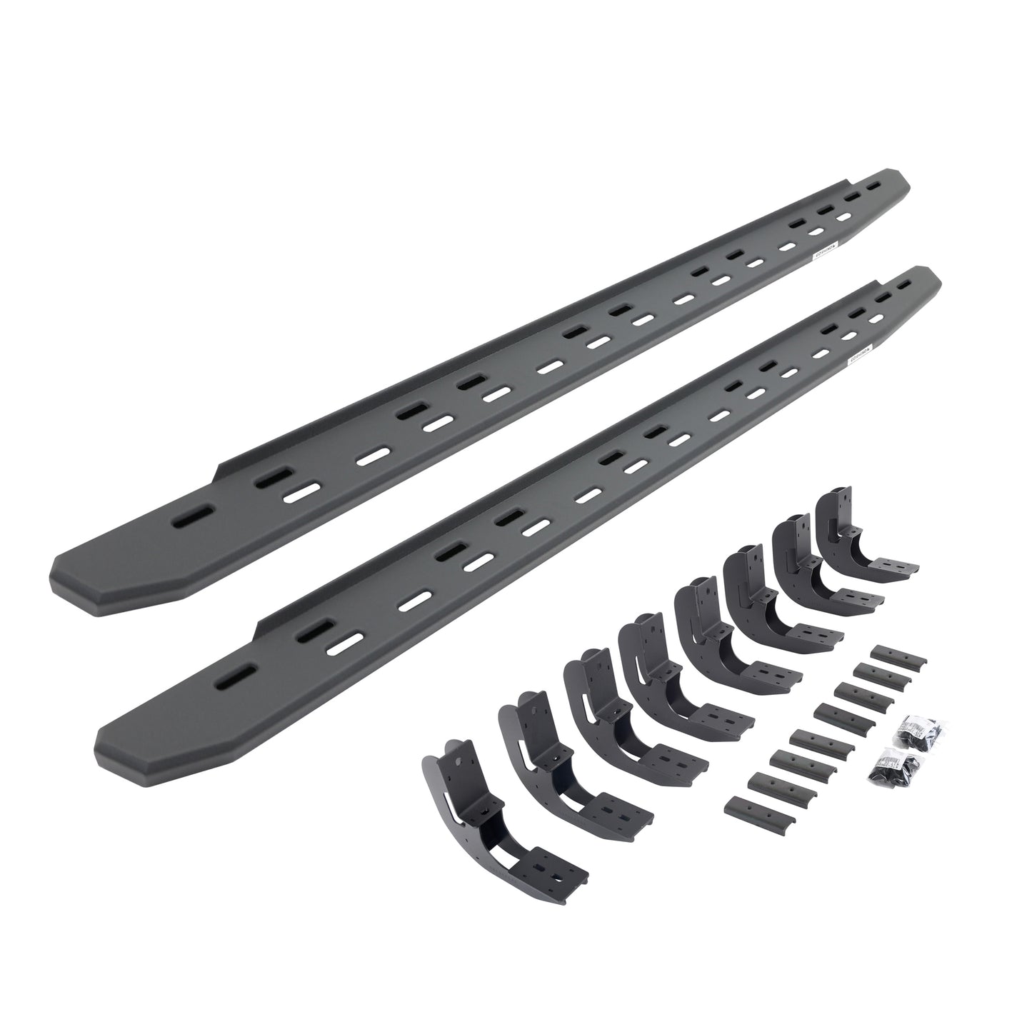 Go Rhino 69604880SPC RB30 Slim Line Running Boards With Mounting Bracket Kit Textured Black