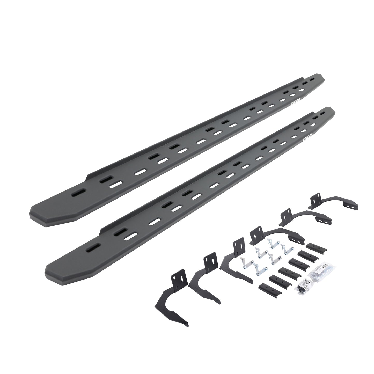 Go Rhino 69609980SPC RB30 Slim Line Running Boards With Mounting Bracket Kit Textured Black
