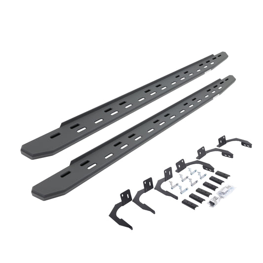 Go Rhino 69609980SPC RB30 Slim Line Running Boards With Mounting Bracket Kit Textured Black