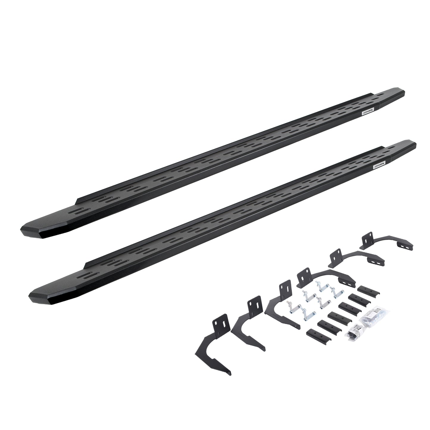 Go Rhino 69610687PC RB30 Running Boards With Mounting Bracket Kit Textured Black