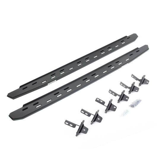 Go Rhino 69612973SPC RB30 Slim Line Running Boards With Mounting Bracket Kit Textured Black