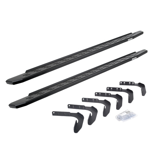Go Rhino 69618087PC RB30 Running Boards With Mounting Bracket Kit Textured Black