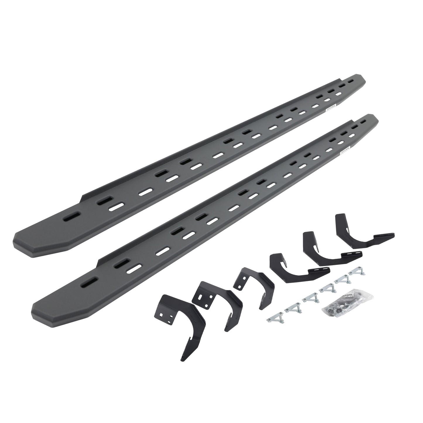 Go Rhino 69629980SPC RB30 Slim Line Running Boards With Mounting Bracket Kit Textured Black
