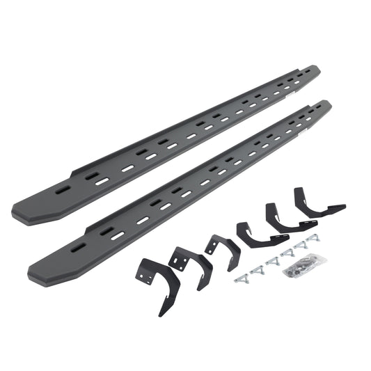 Go Rhino 69629980SPC RB30 Slim Line Running Boards With Mounting Bracket Kit Textured Black