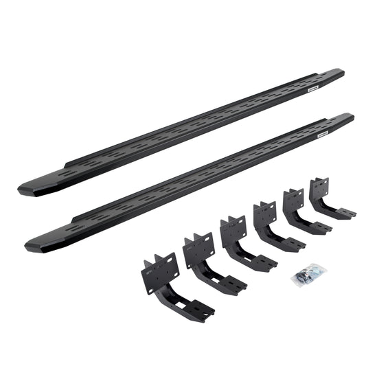 Go Rhino 69630687PC RB30 Running Boards With Mounting Bracket Kit Textured Black