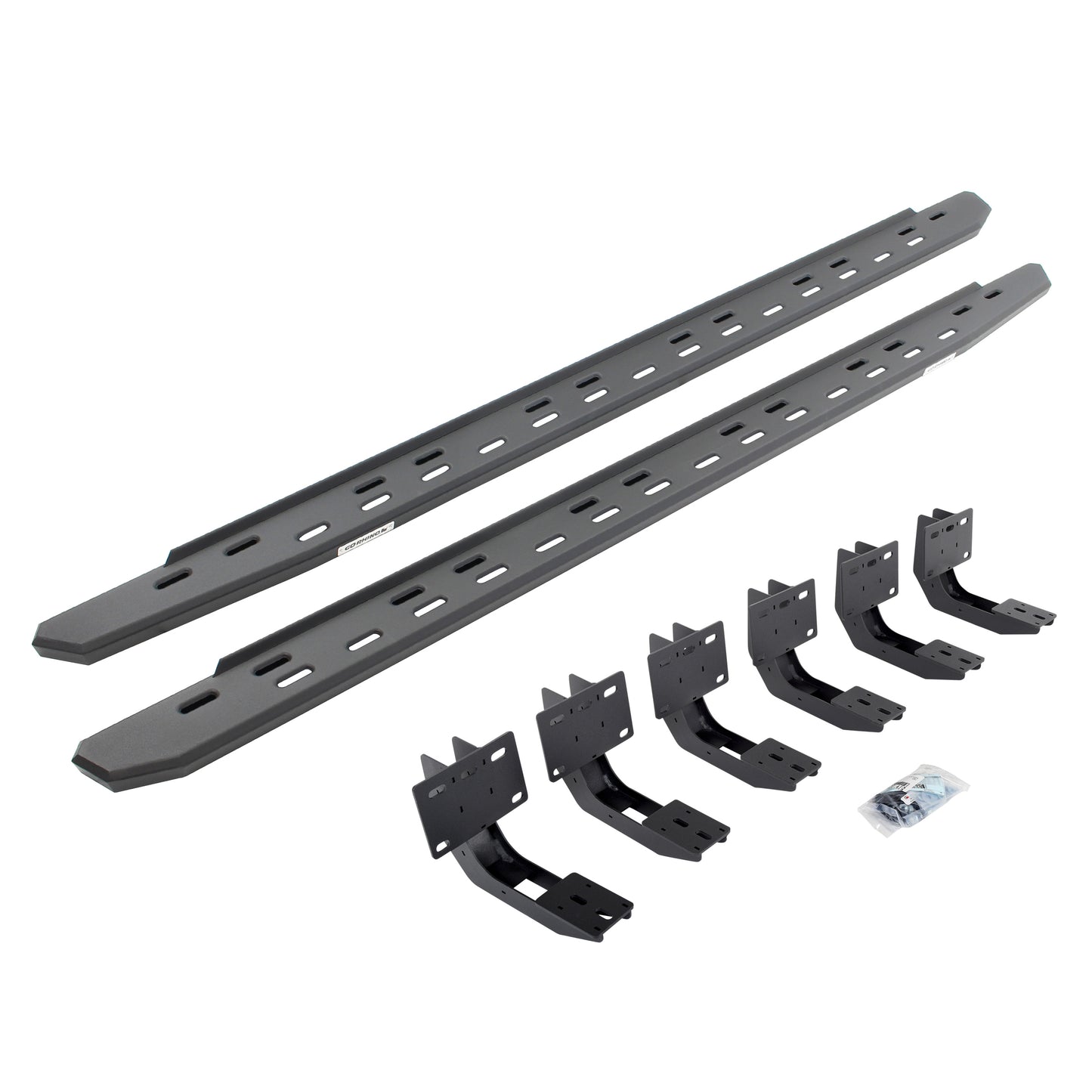 Go Rhino 69630687SPC RB30 Slim Line Running Boards With Mounting Bracket Kit Textured Black