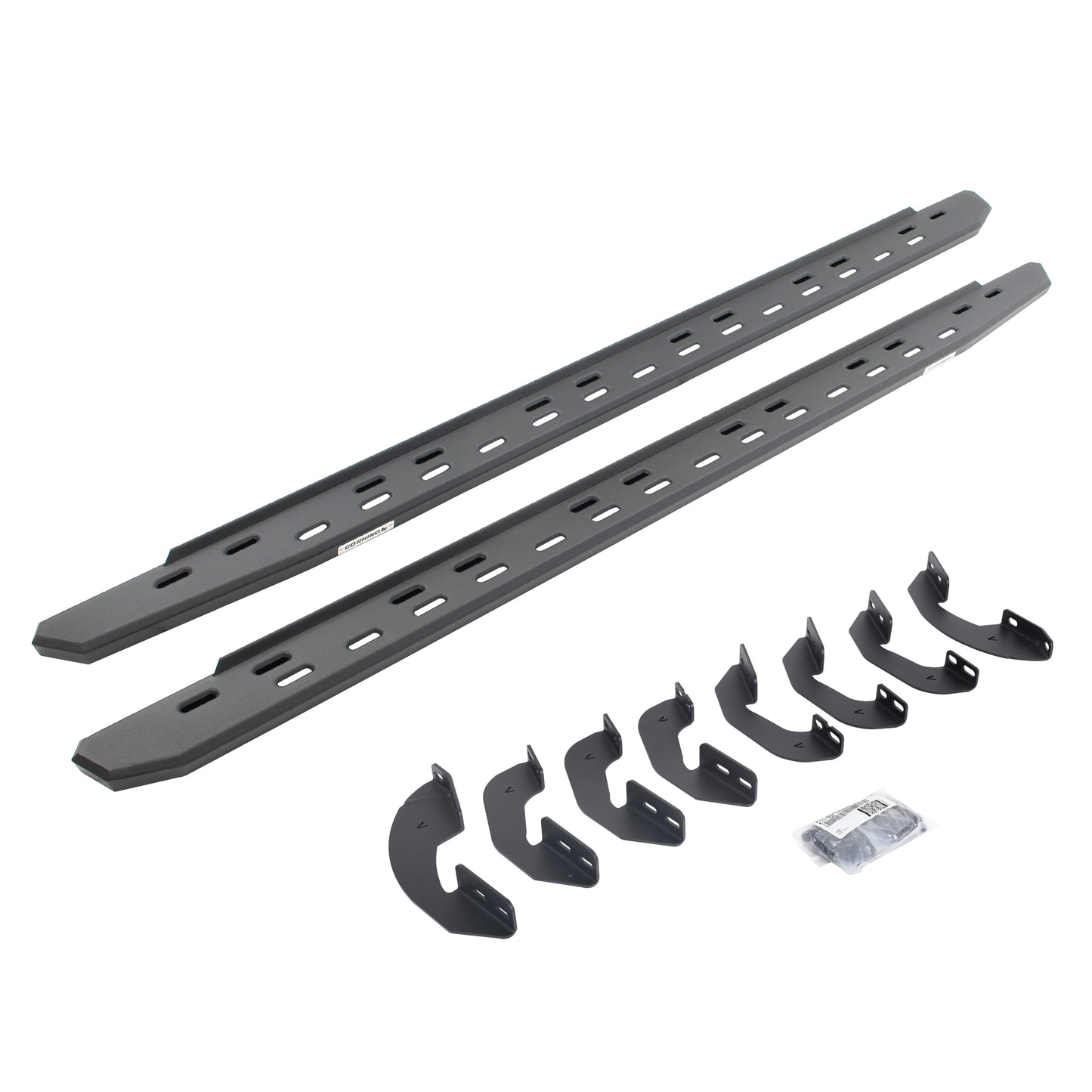 Go Rhino 69641687SPC RB30 Slim Line Running Boards With Mounting Bracket Kit Textured Black