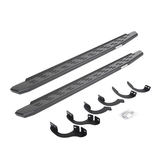 Go Rhino 69642568PC RB30 Running Boards With Mounting Bracket Kit Textured Black