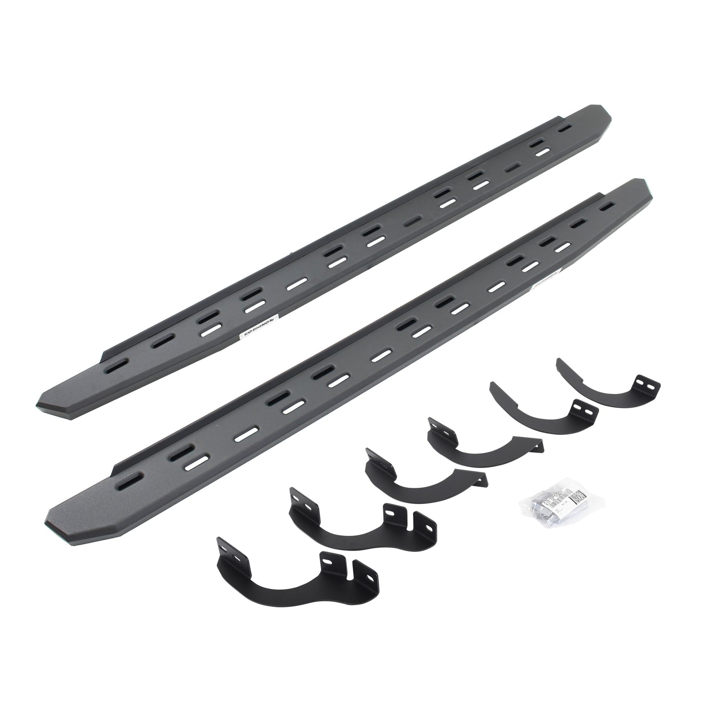 Go Rhino 69642568SPC RB30 Slim Line Running Boards With Mounting Bracket Kit Textured Black