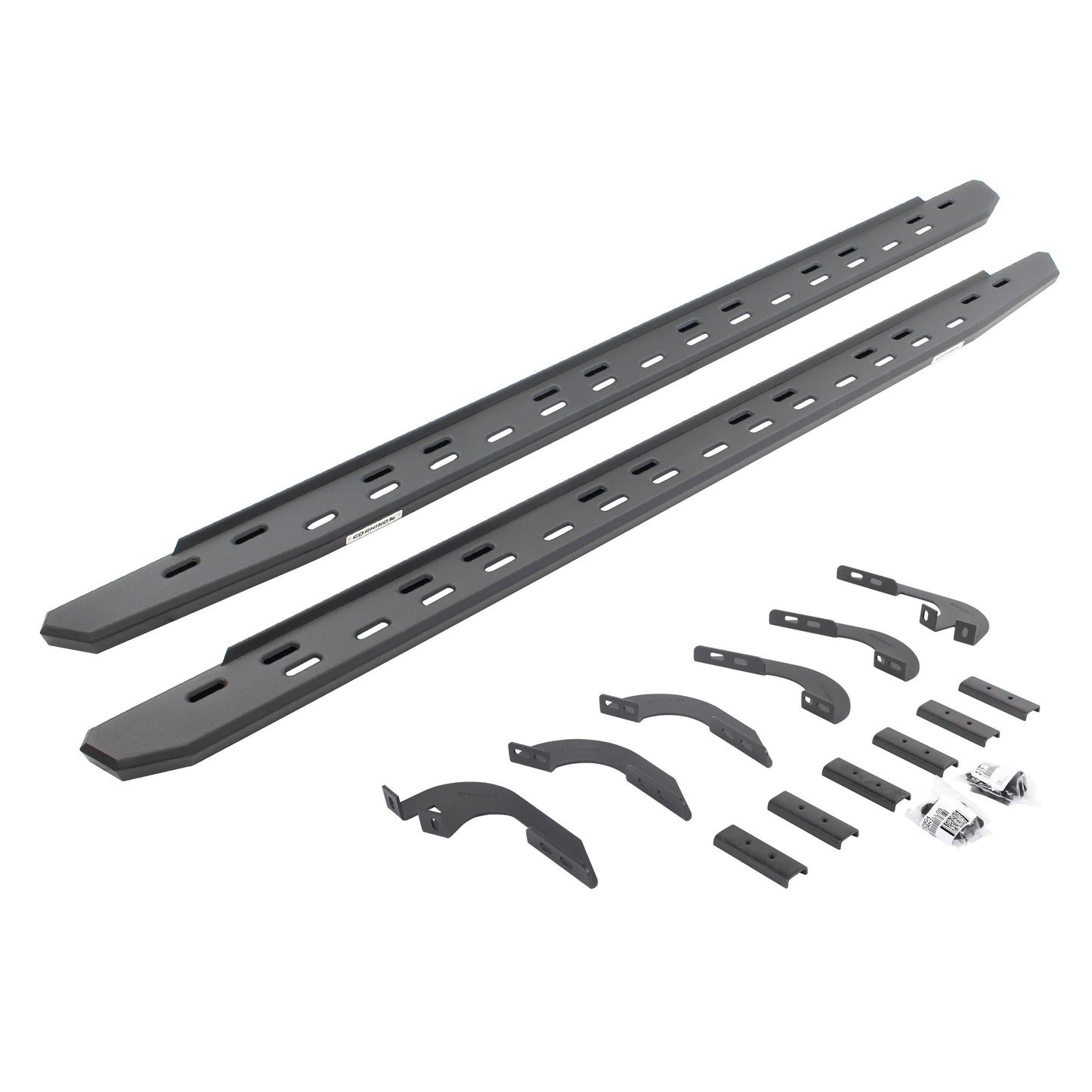 Go Rhino 69642987SPC RB30 Slim Line Running Boards With Mounting Bracket Kit Textured Black