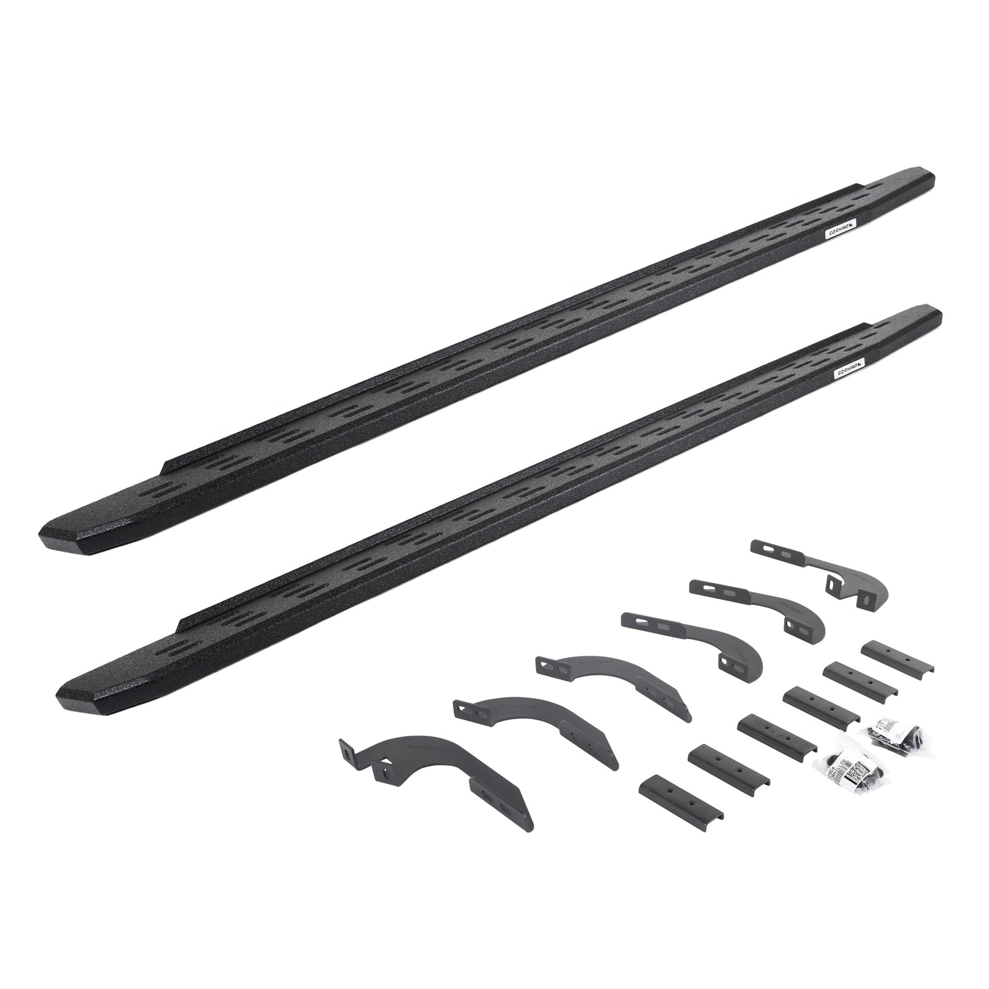 Go Rhino 69642987T RB30 Running Boards With Mounting Bracket Kit Protective Bedliner Coating