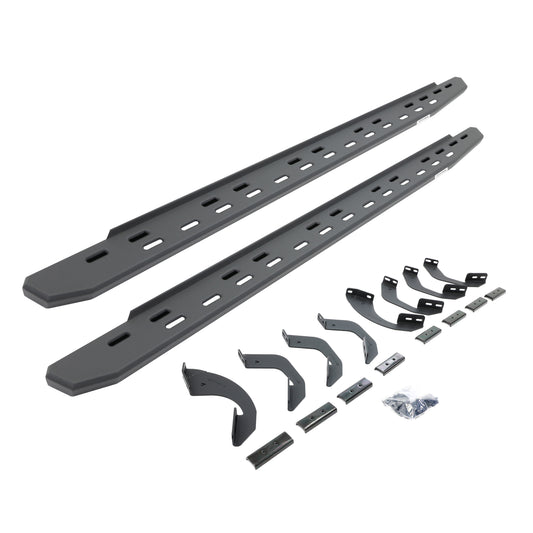Go Rhino 69643580SPC RB30 Slim Line Running Boards With Mounting Bracket Kit Textured Black