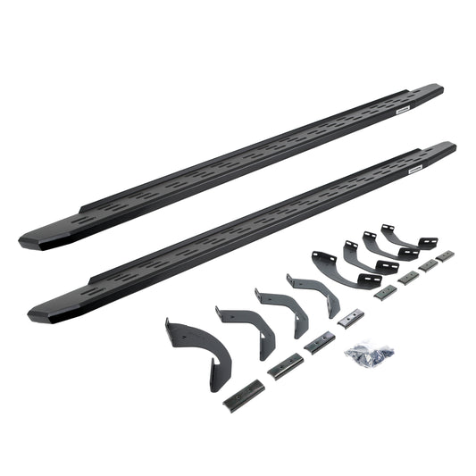 Go Rhino 69643687PC RB30 Running Boards With Mounting Bracket Kit Textured Black