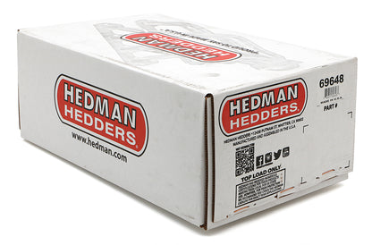 Hedman Hedders 86-95 WRANGLER 265-400; 1-1/2 IN. TUBE DIA; 2-1/2 IN. COLL; SHORTY DESIGN-ELITE MODEL 69648