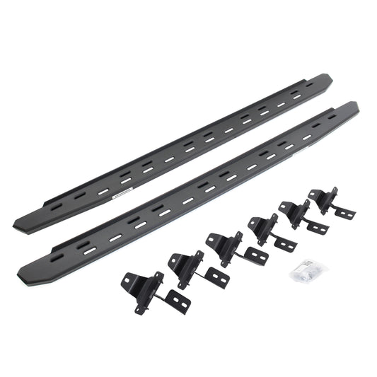 Go Rhino 69650673SPC RB30 Slim Line Running Boards With Mounting Bracket Kit Textured Black