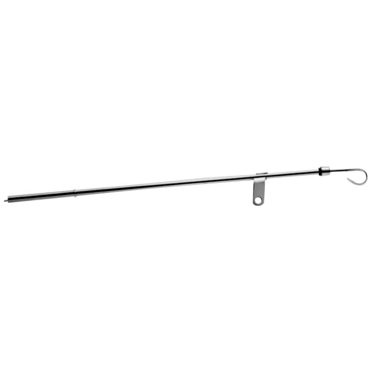 Proform Engine Oil Pan Dipstick and Tube Kit; Chrome; Steel; Fits Big Block Chevy Engine 66117