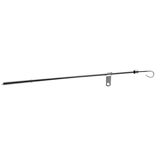 Proform Engine Oil Pan Dipstick and Tube Kit; Chrome; Steel; Fits Big Block Chevy Engine 66117