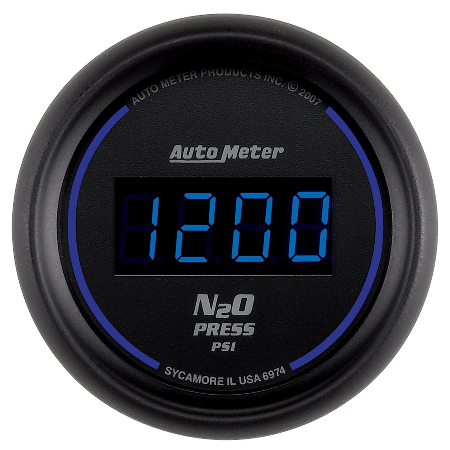 AutoMeter 2-1/16 in. NITROUS PRESSURE 0-1600 PSI COBALT DIGITAL 6974