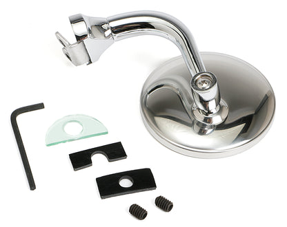 Trans-Dapt Performance Chrome Steel 3 In. Peep Mirror 6976