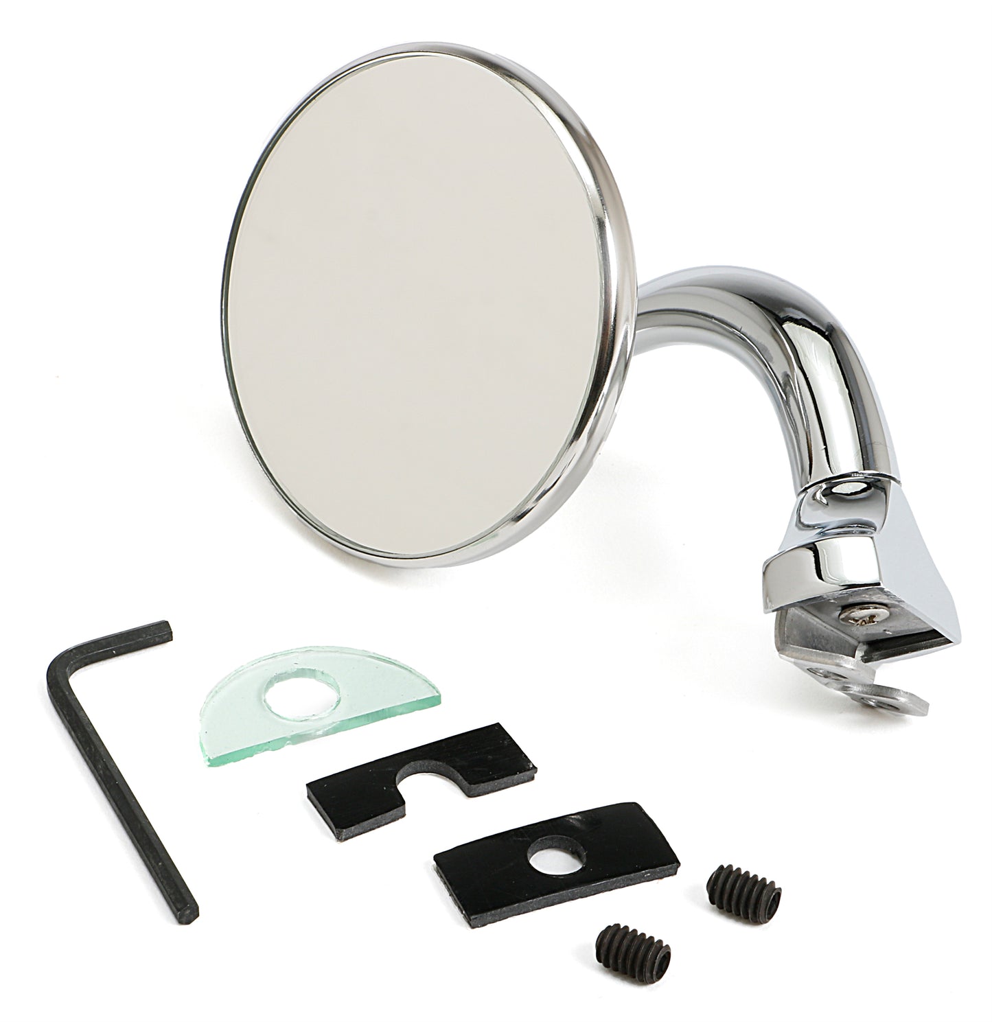 Trans-Dapt Performance Chrome Steel 3 In. Peep Mirror 6976