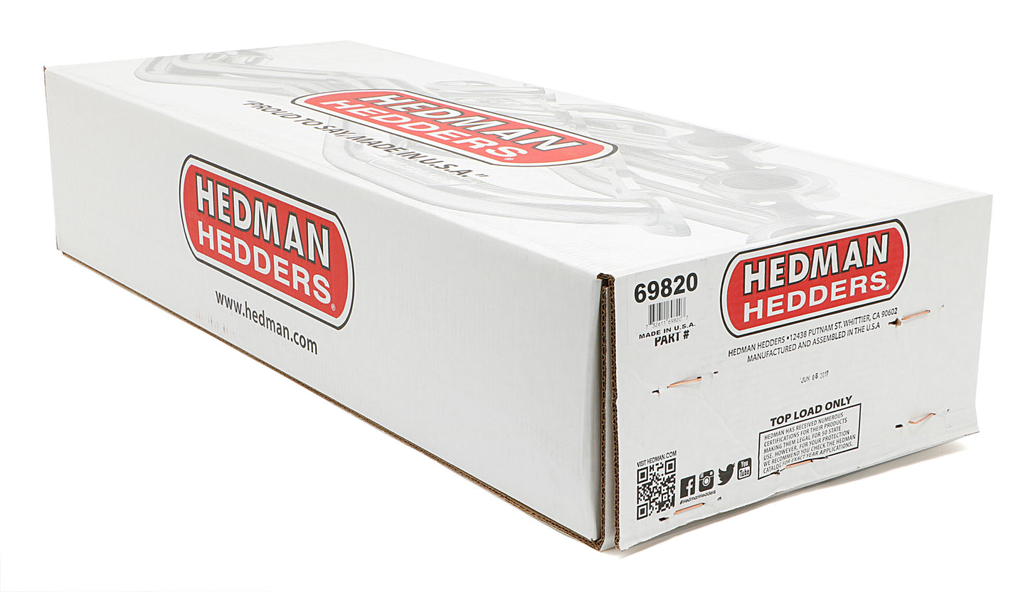 Hedman Hedders ELITE HEADERS; 1-3/4 IN. TUBE DIA.; 3 IN. COLL.; FULL LENGTH DESIGN 69820