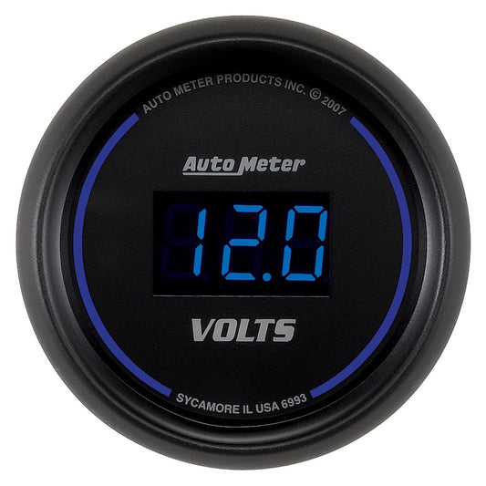 AutoMeter 2-1/16 in. VOLTMETER 8-18V COBALT DIGITAL 6993