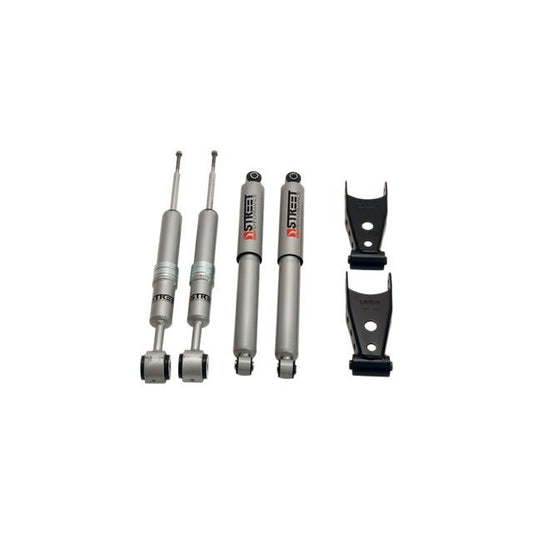 BELLTECH 912SP LOWERING KITS Front And Rear Complete Kit W/ Street Performance Shocks 2004-2008 Ford F150 (2WD (All Cabs)) 0 in. F/1 in. R drop W/ Street Performance Shocks