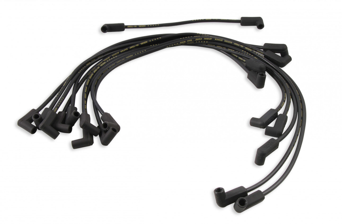 ACCEL Spark Plug Wire Set- 8mm - Super Stock - Custom - Black Wire 5114K