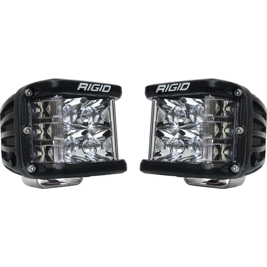 RIGID Industries D-SS PRO Side Shooter Spot Optic Surface Mount Black Housing Pair 262213